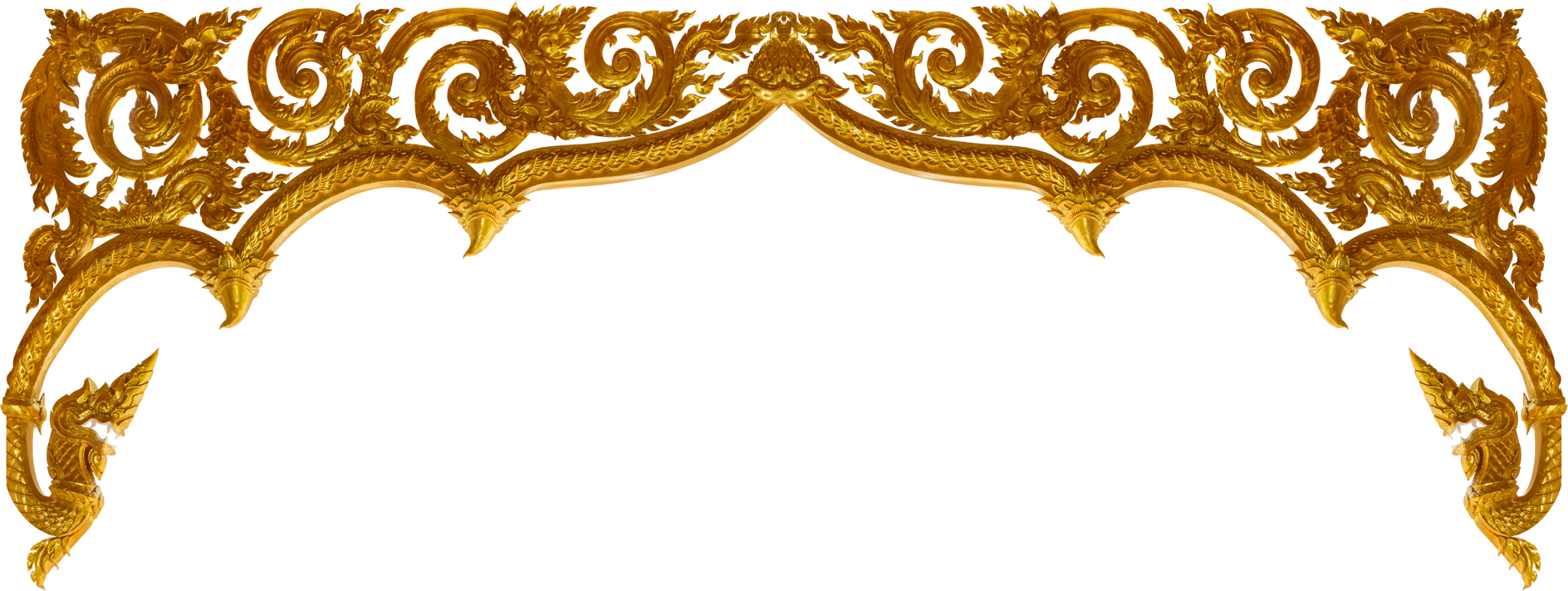 Gold Carved Ornament Frame Art